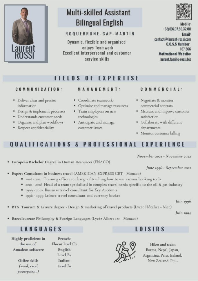 Multi-skilled Assistant resume